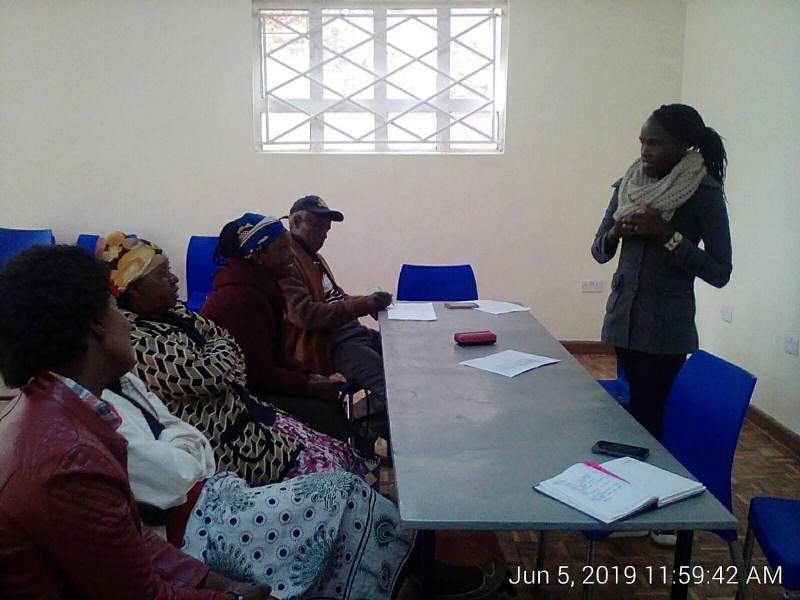 Community Health Volunteers June 2019 Meeting.