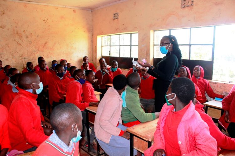 3/3/2021: Teenage Mentorship – Kiambiriria Primary.